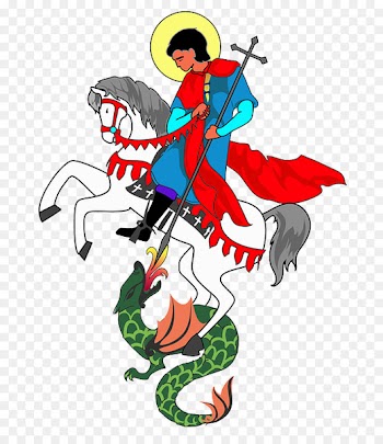 Clip art Saint George and the Dragon Openclipart Image Saint George's Day - bandas background 