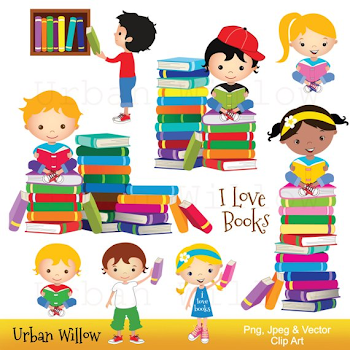 Clip art school kids Clip art Books Reading Clipart Cute | Clipartimage.com