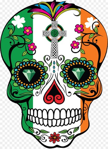 Clip art Skull Calavera Illustration Flag - skull 