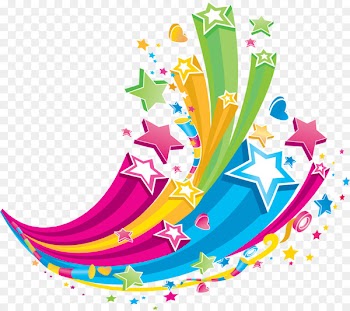 Clip art - Stars, colored stars, 