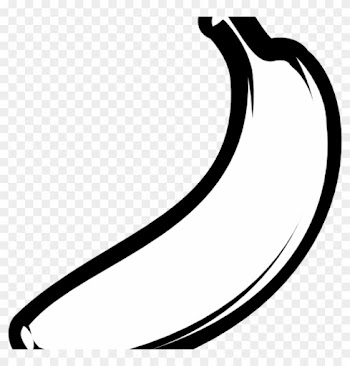Clip Art Stock Banner Free Library Black And White - Clipart Black And White Bananas