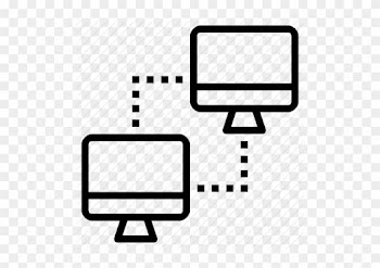 Clip Art Stock Computer By Monkik Connection Monitor - Money Transfer Icon