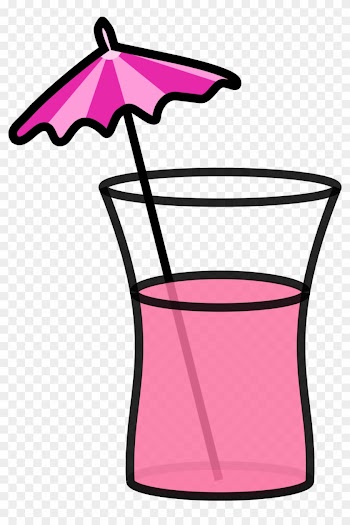Clip Art Summer Drinks Clipart - Pink Lemonade Clipart
