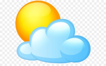 Clip art - Sun and Cloud PNG Clip Art Image 