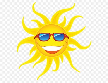 Clip art - Sun with Red Sunglasses Transparent PNG Picture 