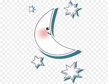 Clip art - The moon and the stars 