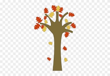Clip Art Tree With Falling Leaves Clipart - Fall Leaves Falling Clipart