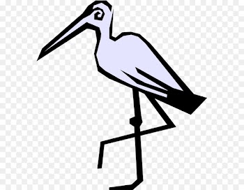 Clip art Vector graphics Crane Stork Illustration - egret vector 