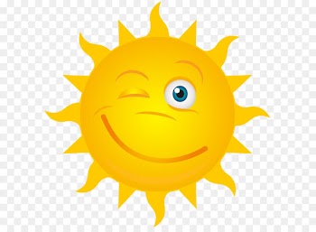 Clip art - Winking Sun Transparent Clip Art Image 