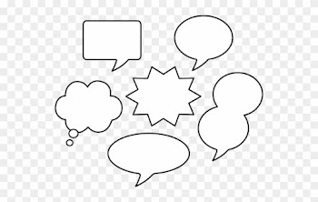 Clip Art Word Balloons Free Speech Download On - Comic Book Dialogue Bubbles