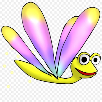 Clip art Yellow Cartoon M. Butterfly - awkward watercolor 