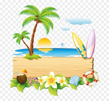 Clip Arts Related To - Beach Background Clipart Hd