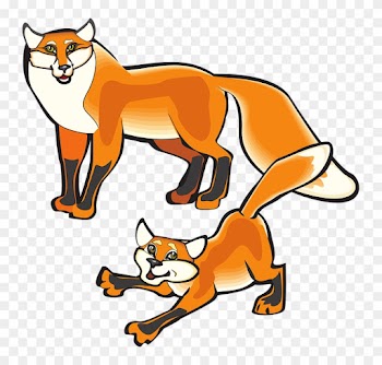 Clip Arts Related To - Clip Art Foxes