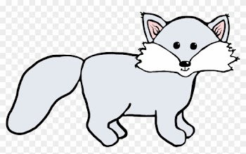 Clip Arts Related To - Snow Fox Clip Art
