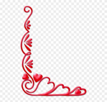 Clip Arts Related To - Valentine Corner Border
