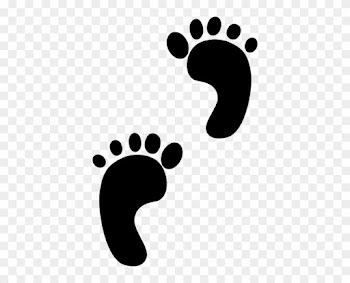 Clip - Jejak Kaki Vector Png