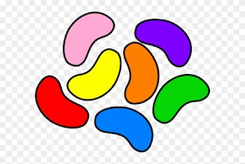 Clip - Jelly Beans Clipart