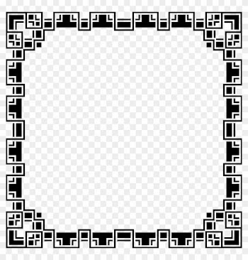 Clipart - 8 Bit Frame Png