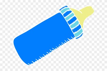 Clipart Baby Bottle Image - Blue Baby Bottle Clip Art