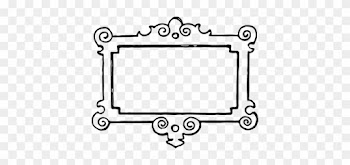 Clipart Black And White Vgosn Vintage Frame Border - Frames Black And White