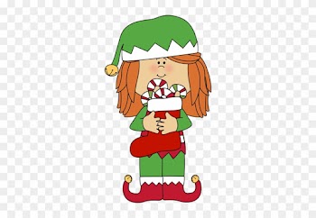 Clipart - Boy And Girl Elf Clip Art