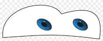 Clipart Car Eyes - Lightning Mcqueen Eyes Printable