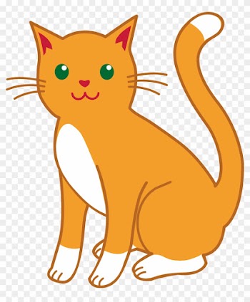 Clipart Cat Cartoon Cats Free Download Clip Art On - Orange Cat Clip Art