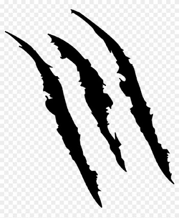 Clipart Cat Claw Marks Clip Art Library - Tiger Scratch