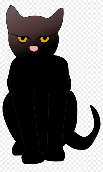 Clipart Cat Transparent Silhouette Clip Art Library - Black Cat Clip Art