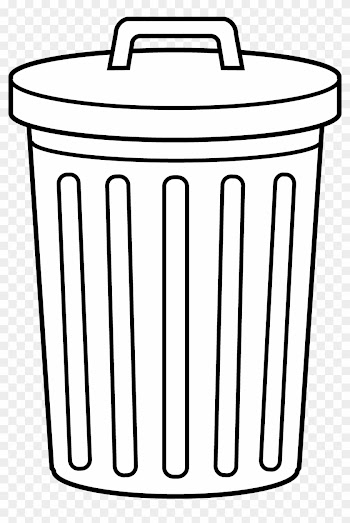 Clipart Cheerful Trash Can Clipart Classroom At Ideas - Trash Can Clip Art