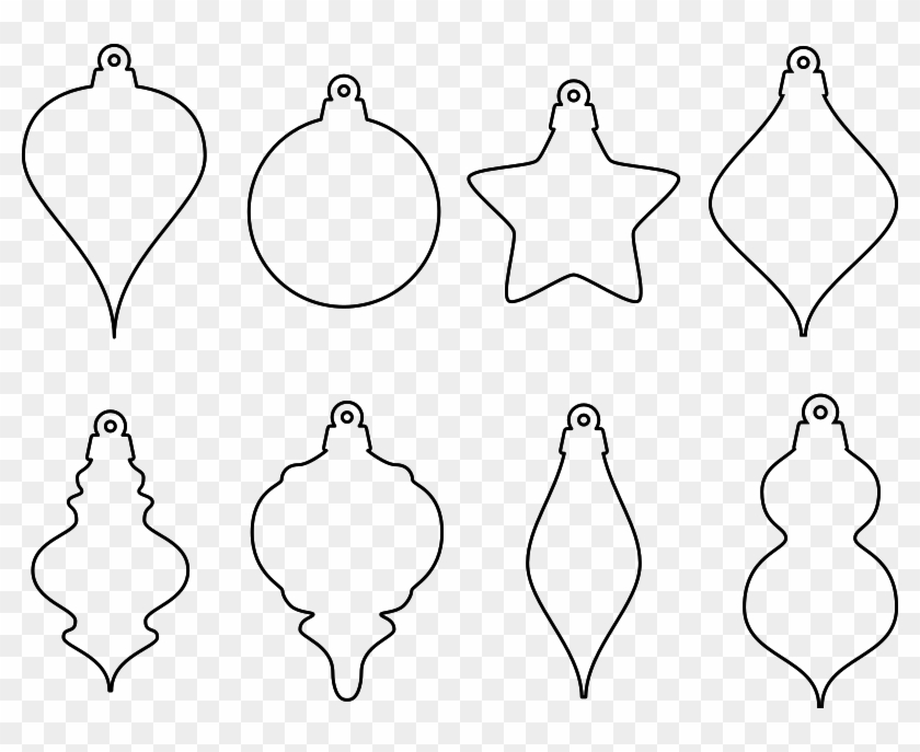 Clipart Christmas Ornament Shapes - Ornament Clip Art