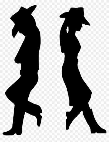 Clipart - Cowboy Silhouette Clipart