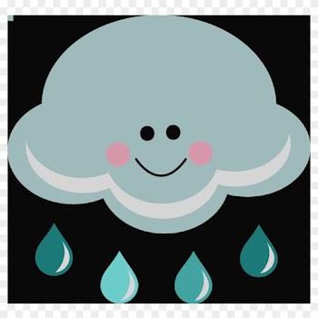Clipart Cute Rain Cloud