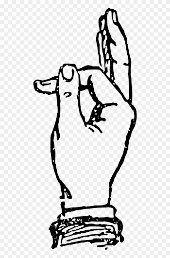 Clipart Deaf Alphabet F D636 - Clipart Deaf Alphabet F D636