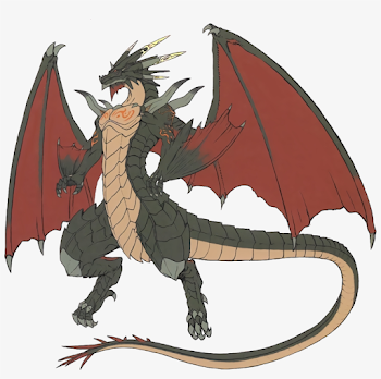 Clipart Dragon Dark Dragon - Fire Emblem King Dheginsea - Free ...
