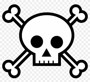 Clipart - Draw Skull And Bones
