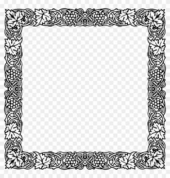 Clipart Fancy Vintage Square Frame Rh Openclipart Org - Vintage Square Border Png