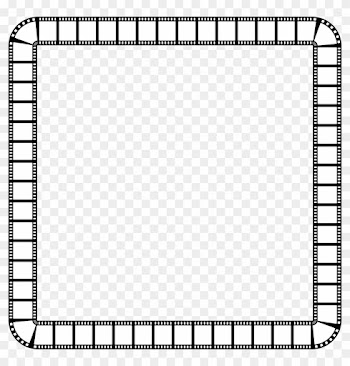 Clipart Film Strip Square Frame - Square Frame Black And White Clipart