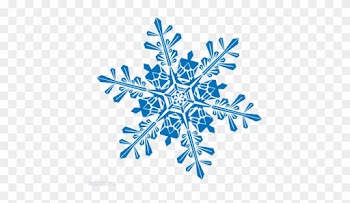 Clipart Flocon De Neige - Paper Placemats - Die Cut Snowflake By Hester