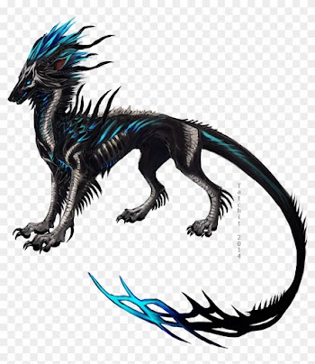 Clipart Freeuse Gatehound By Tatchit On Deviantart - Mythical Wolf Dragon Hybrid