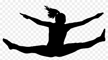 Clipart Girl Silhouette - Girl Jumping Silhouette