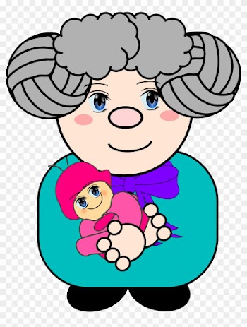 Clipart Grandma With Baby - Grandma And Baby Clipart