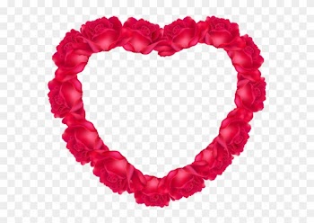 Clipart Images, Clip Art, Illustrations, Pictures - Heart From Roses Png