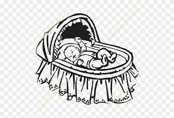 Clipart Info - Baby In A Crib Drawing
