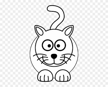 Clipart Info - Black And White Cartoon Cats