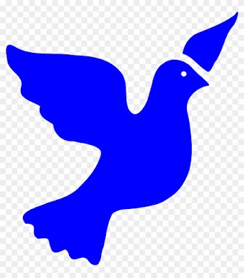 Clipart Info - Blue Dove Of Peace