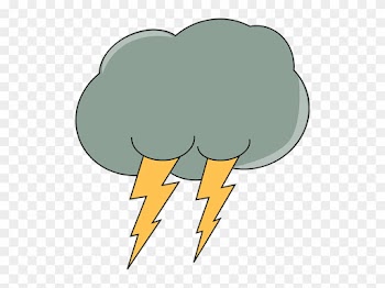 Clipart Info - Cloud With Lightning Clipart
