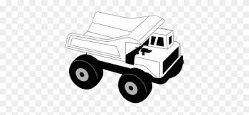 Clipart Info - Construction Truck Clip Art Black And White