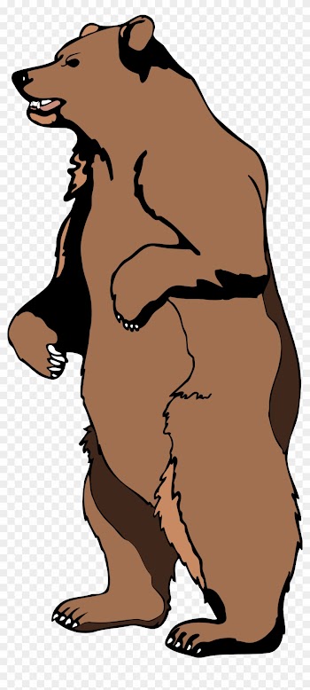 Clipart Info - Grizzly Bear Standing Clipart