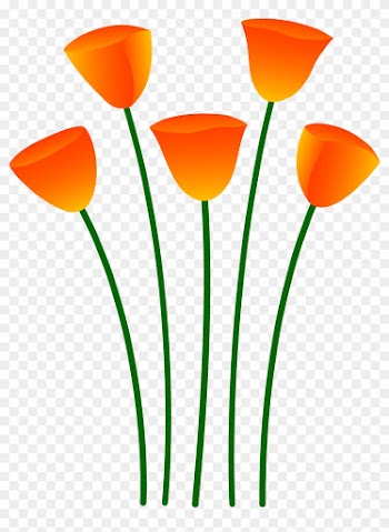 Clipart Info - Orange Flowers Clipart